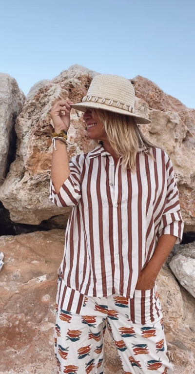 Camisa Petra marrón