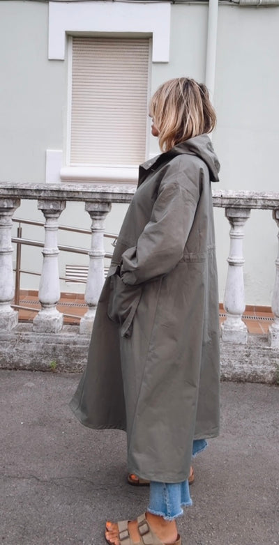 Gabardina Cudillero verde