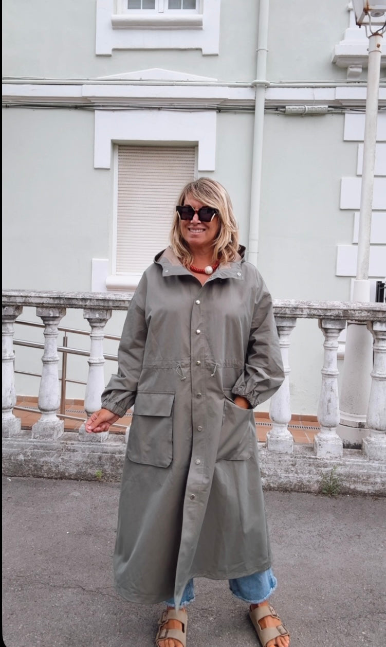 Gabardina Cudillero verde