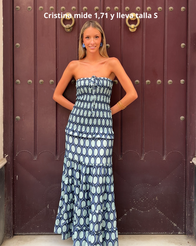Vestido Cala Macarella azul