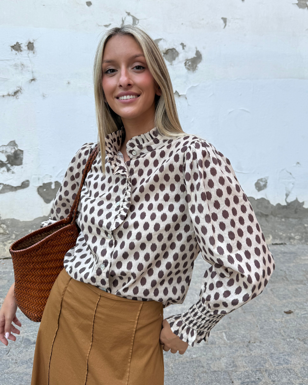 Blusa Garona marrón