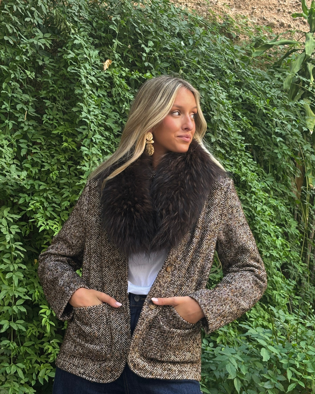 Chaqueta Lituania marrón