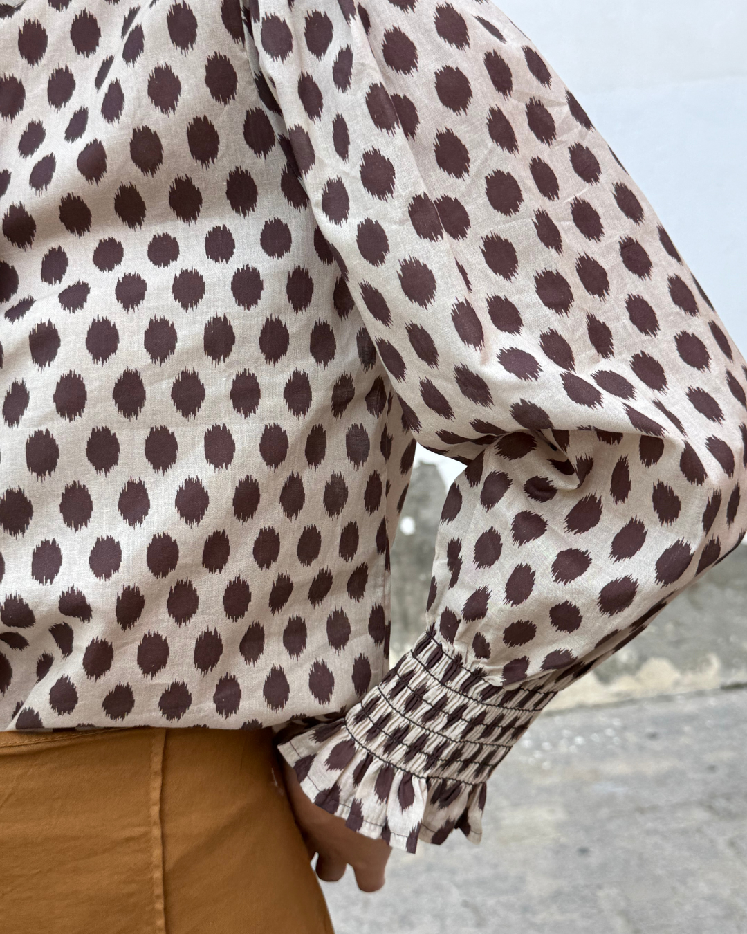 Blusa Garona marrón