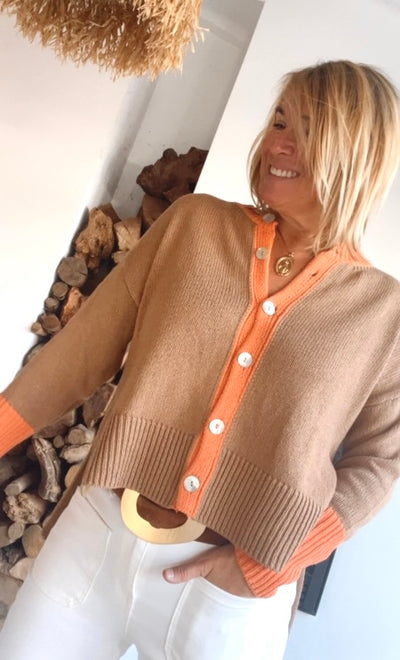 Chaqueta Suiza camel