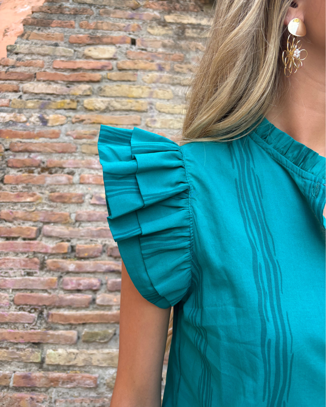 Vestido Palermo turquesa