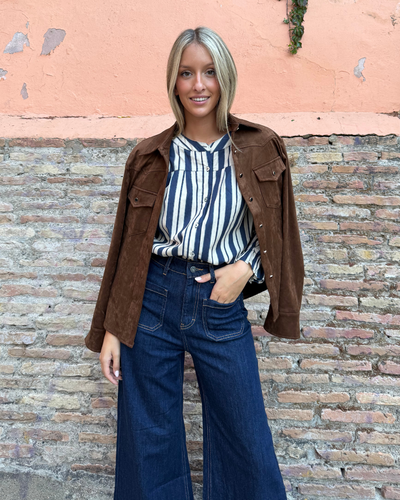 Blusa Aquitania marino