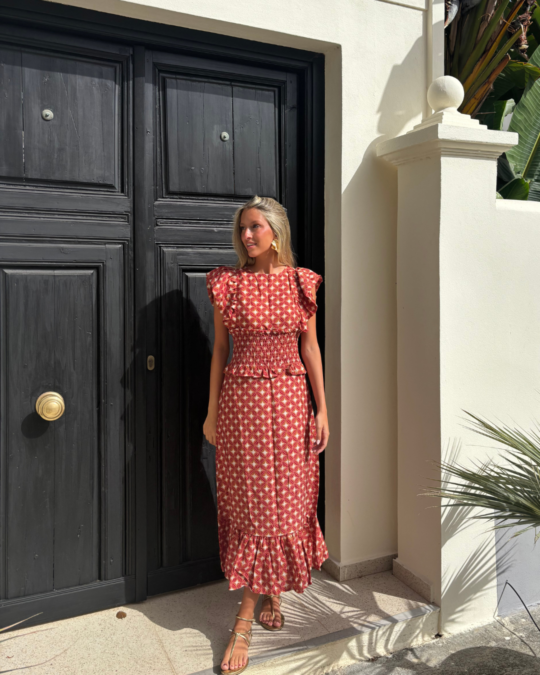 Vestido Reinosa naranja