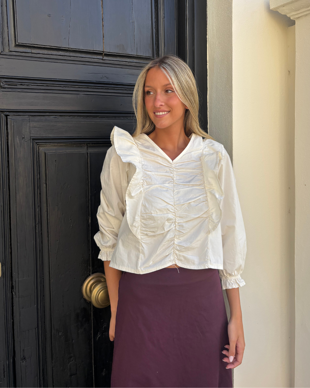 Blusa Torrelavega beige