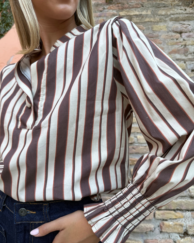 Blusa Lille marrón