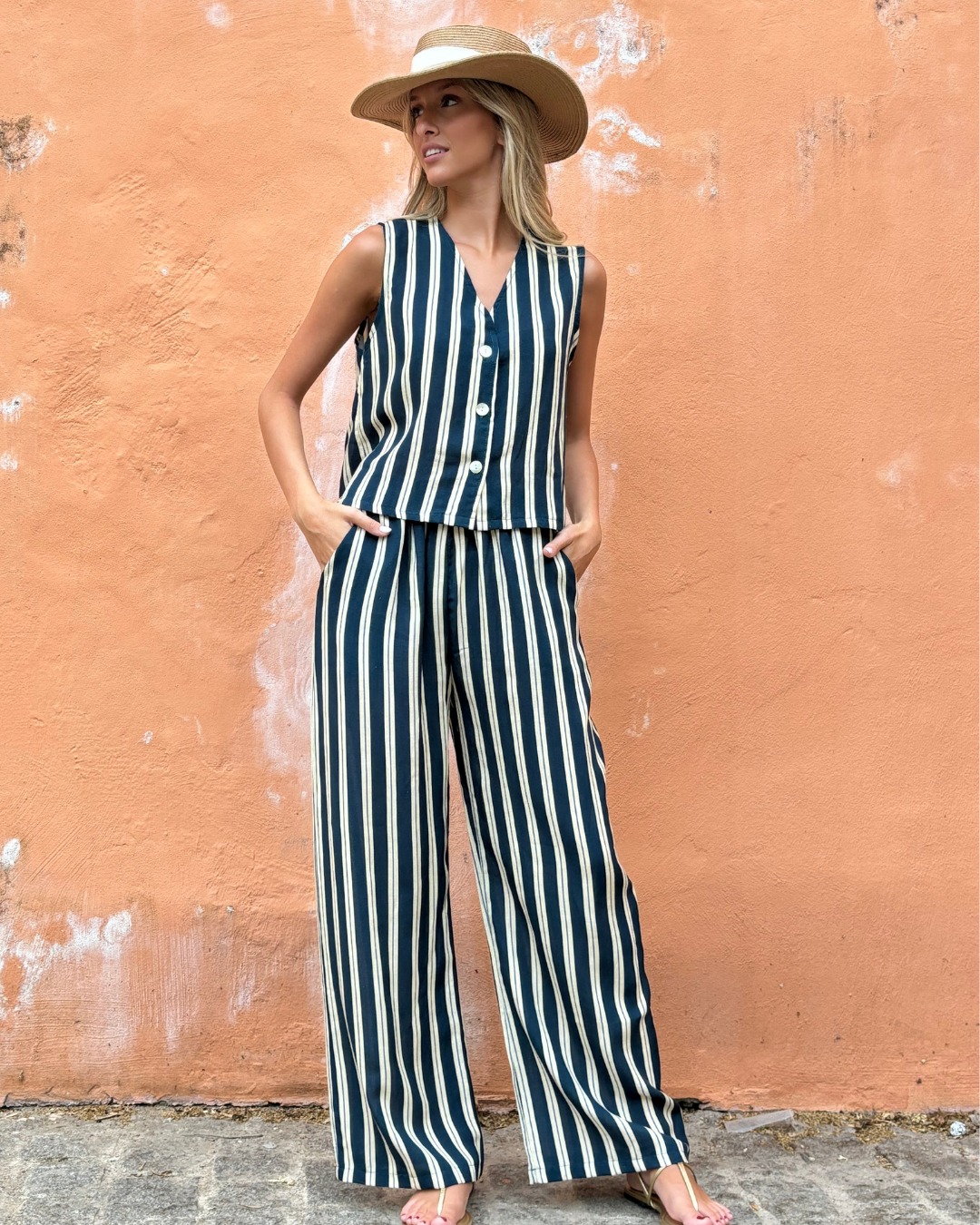 Pantalón Portixol marino