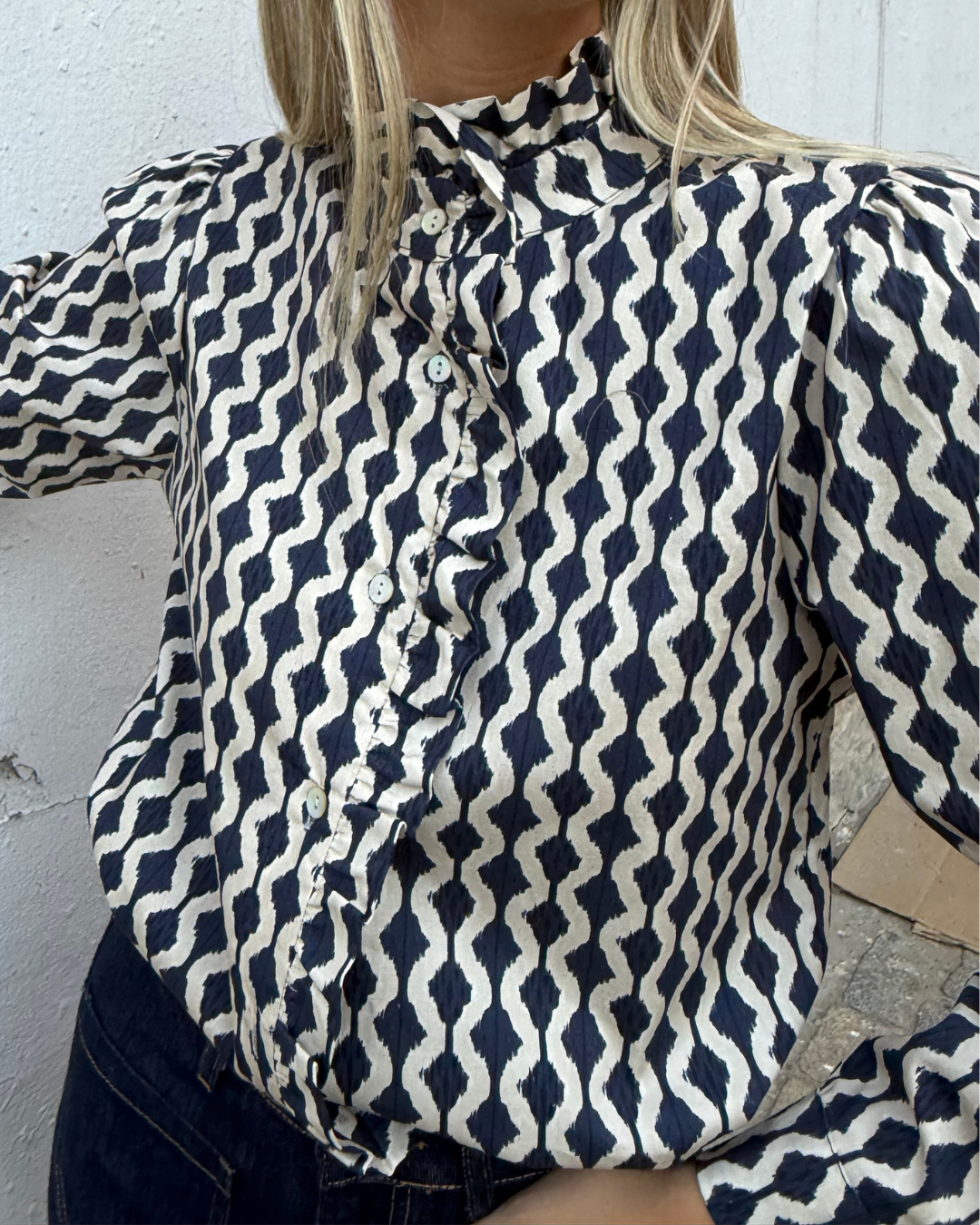Blusa Montpellier marino
