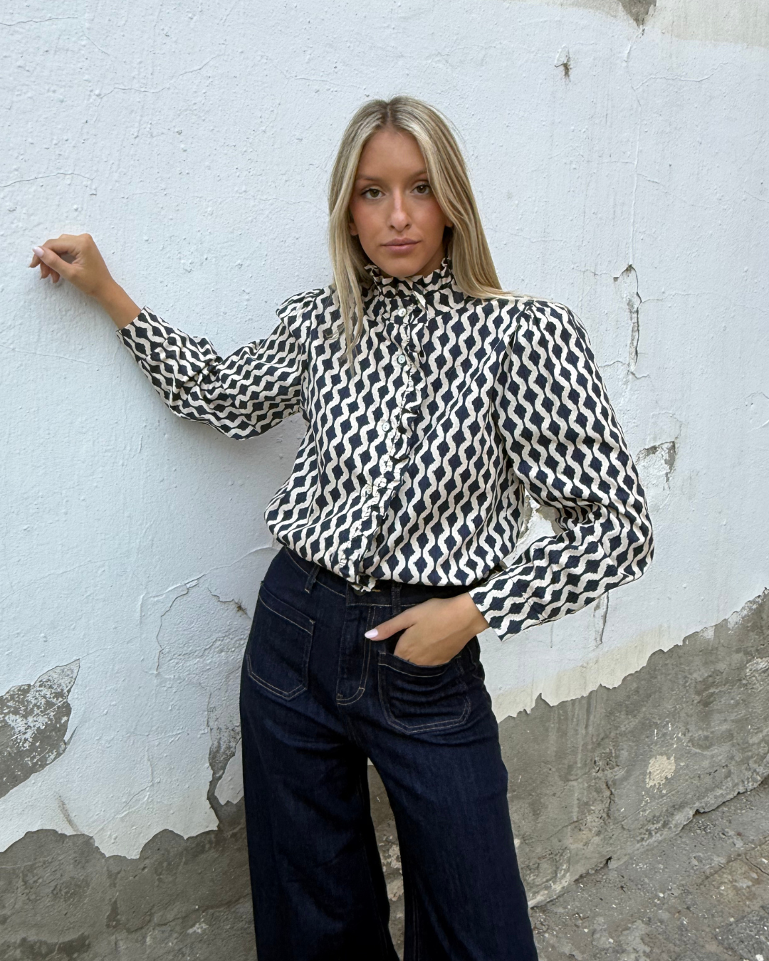 Blusa Montpellier marino