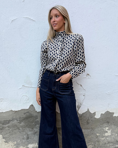 Blusa Montpellier marino