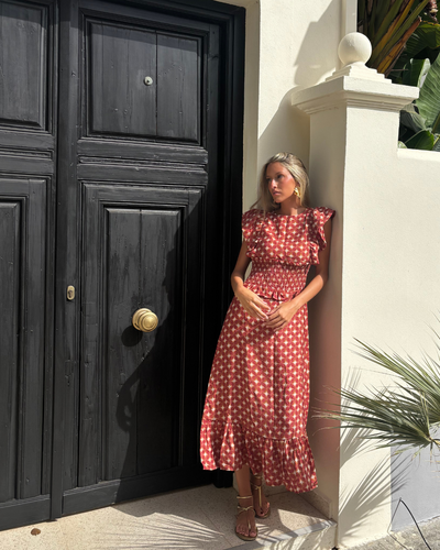 Vestido Reinosa naranja