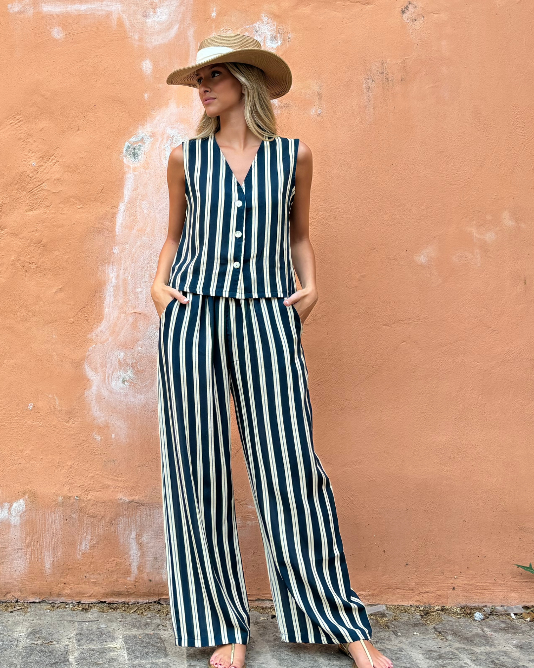 Pantalón Portixol marino