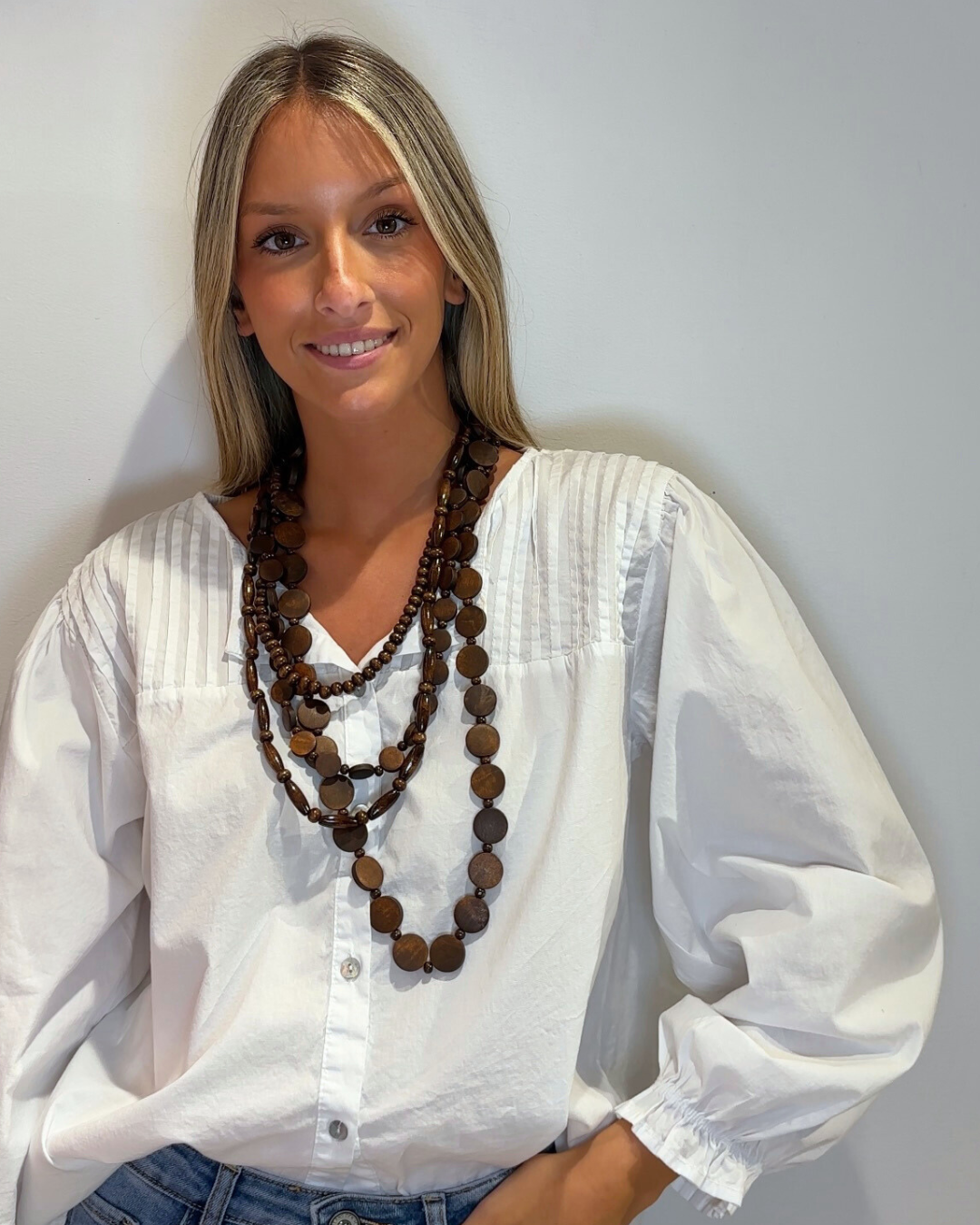 Collar Corvera chocolate