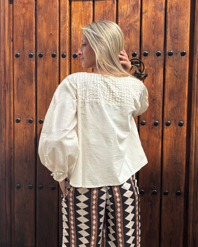 Camisa Mogrovejo beige