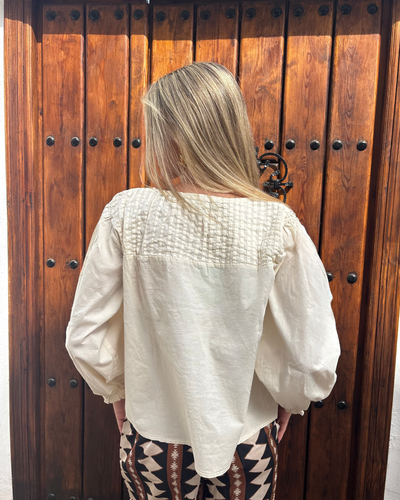 Camisa Mogrovejo beige