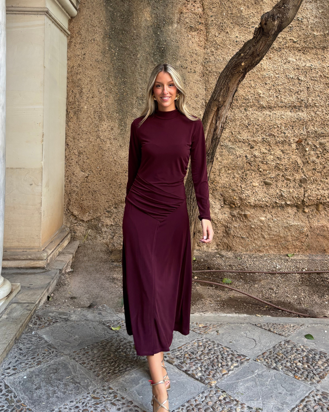 Vestido Sena vino