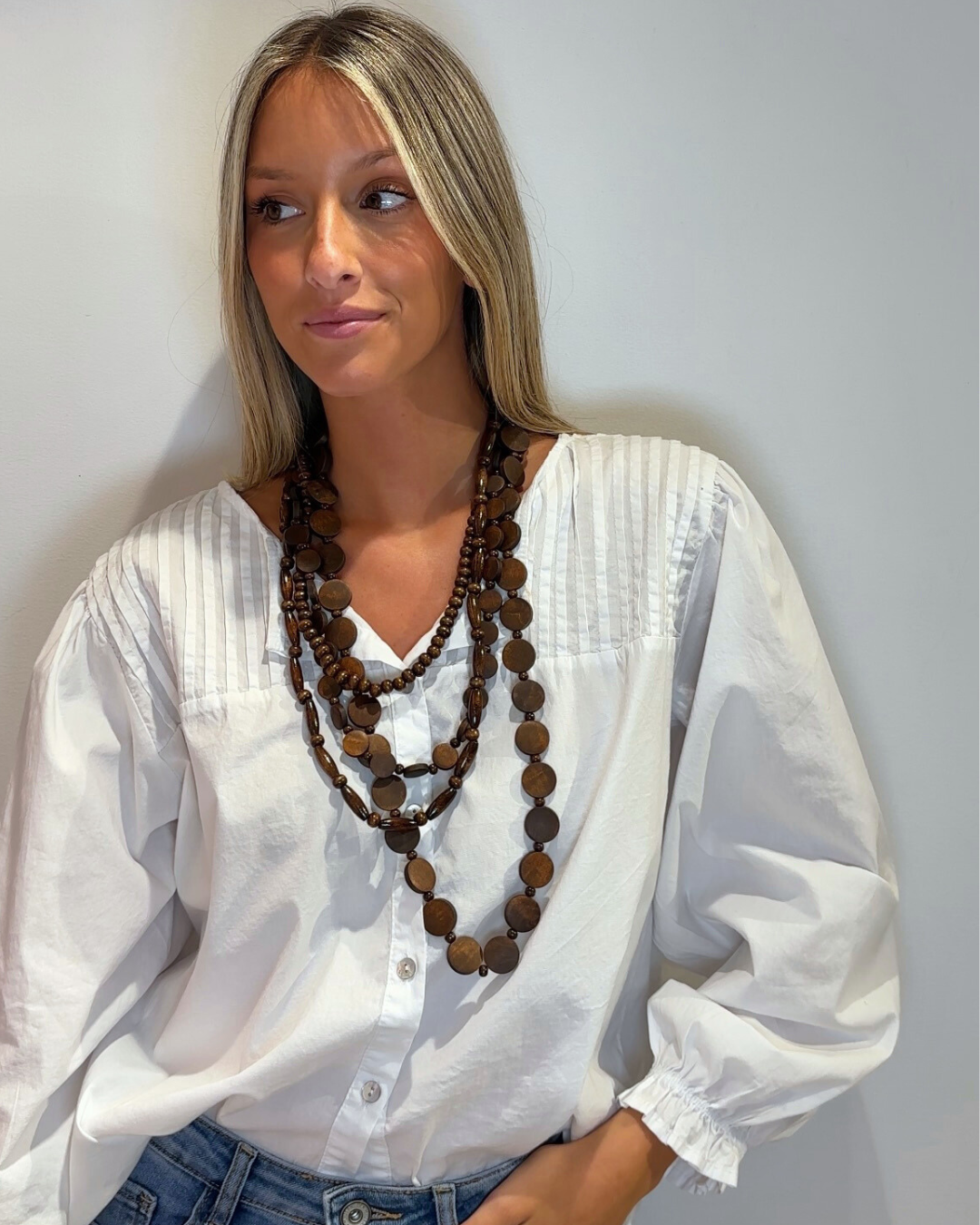 Collar Corvera chocolate