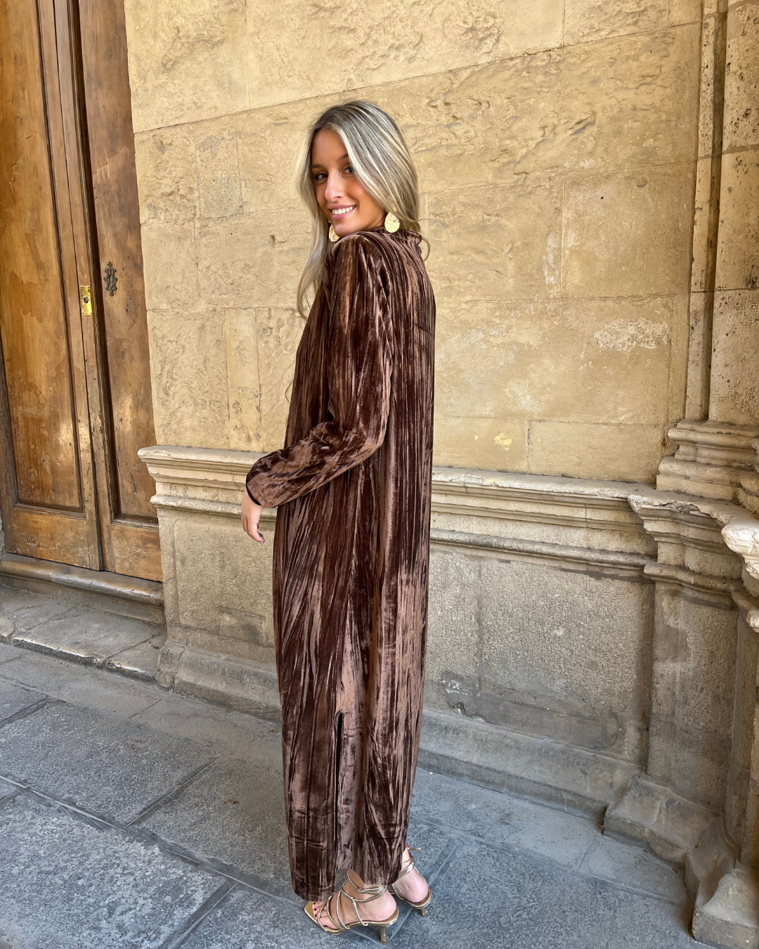 Kimono Granville marron