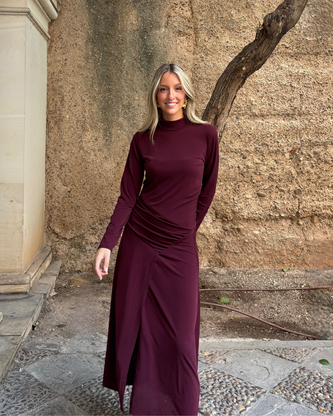 Vestido Sena vino