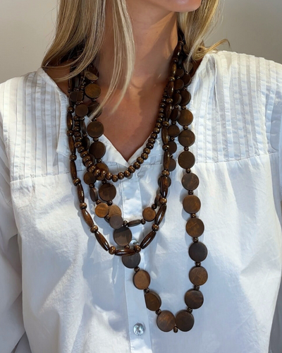Collar Corvera chocolate