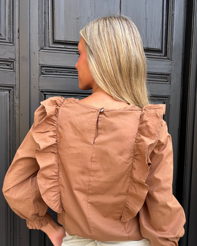 Blusa Torrelavega camel