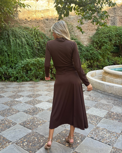 Vestido Sena marrón