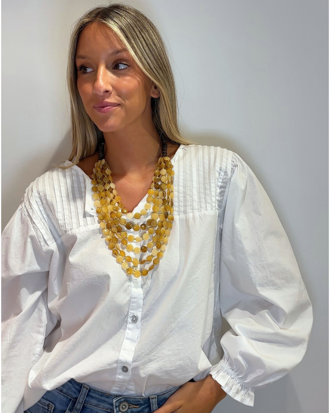 Collar Nalón mostaza