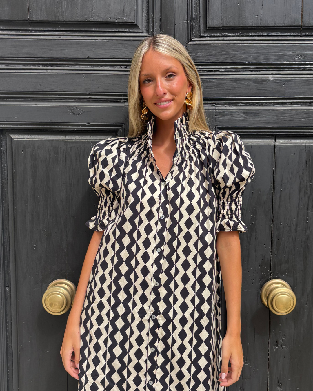 Vestido Comillas negro