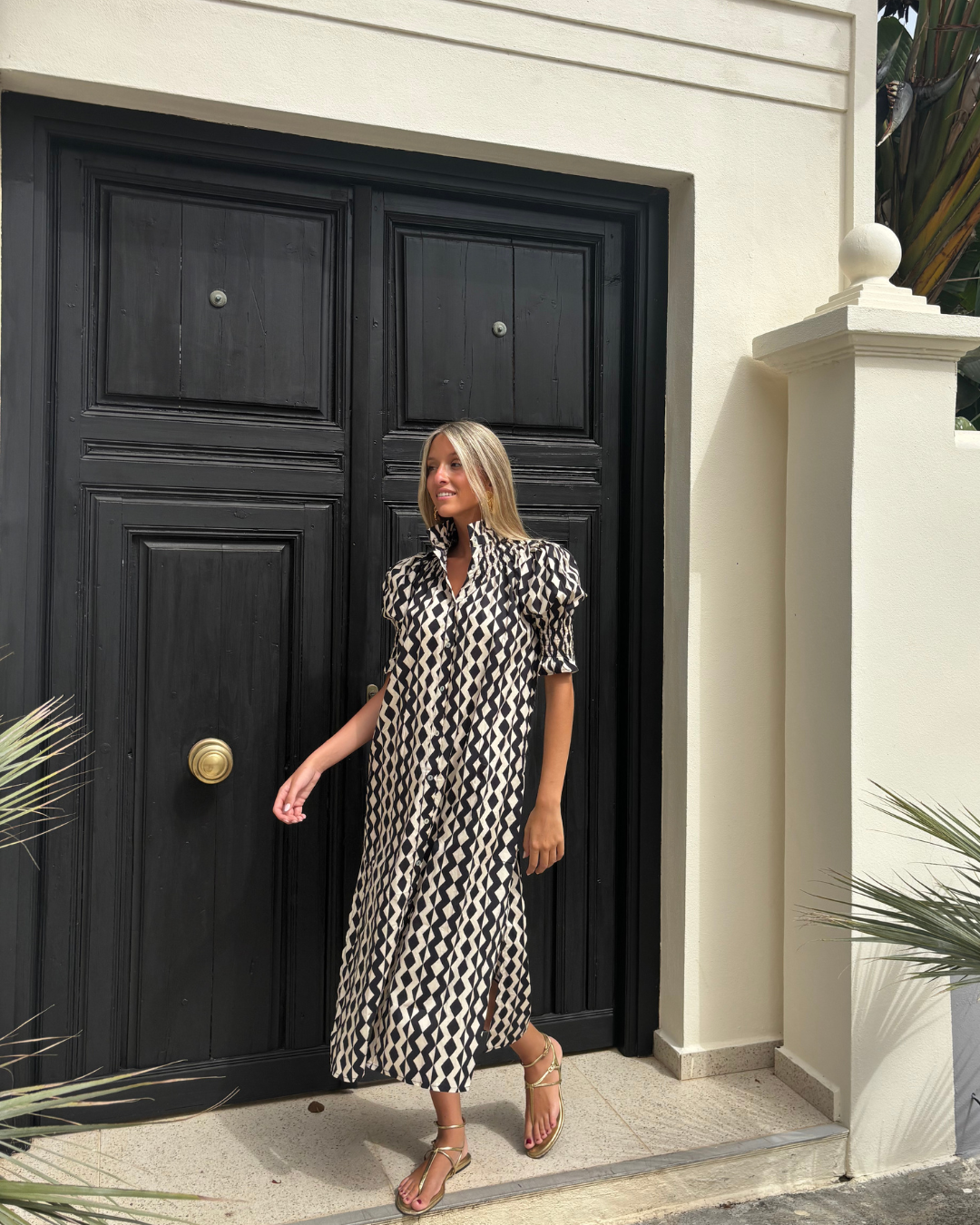 Vestido Comillas negro