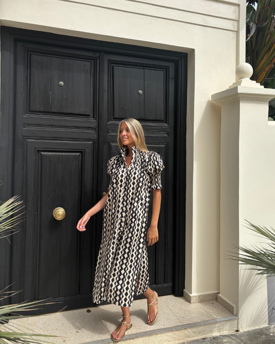 Vestido Comillas negro