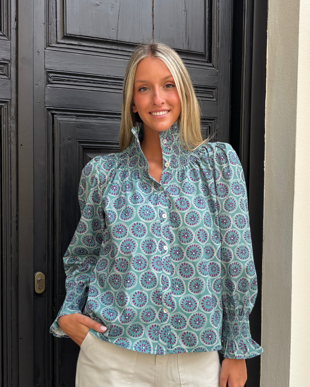 Blusa Novales azul