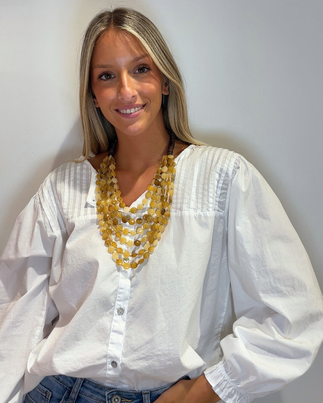 Collar Nalón mostaza