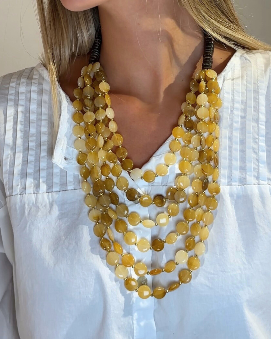 Collar Nalón mostaza