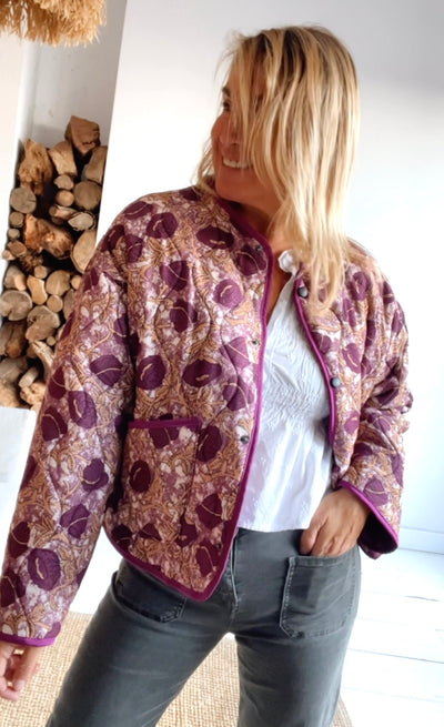 Chaqueta Estoril  morado