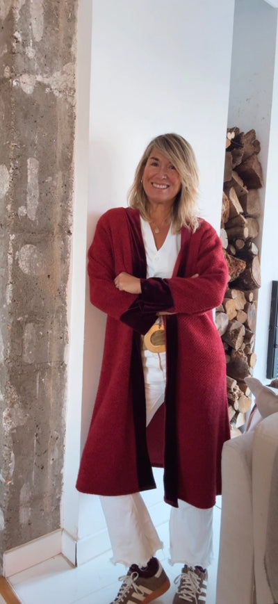 Kimono Maison granate