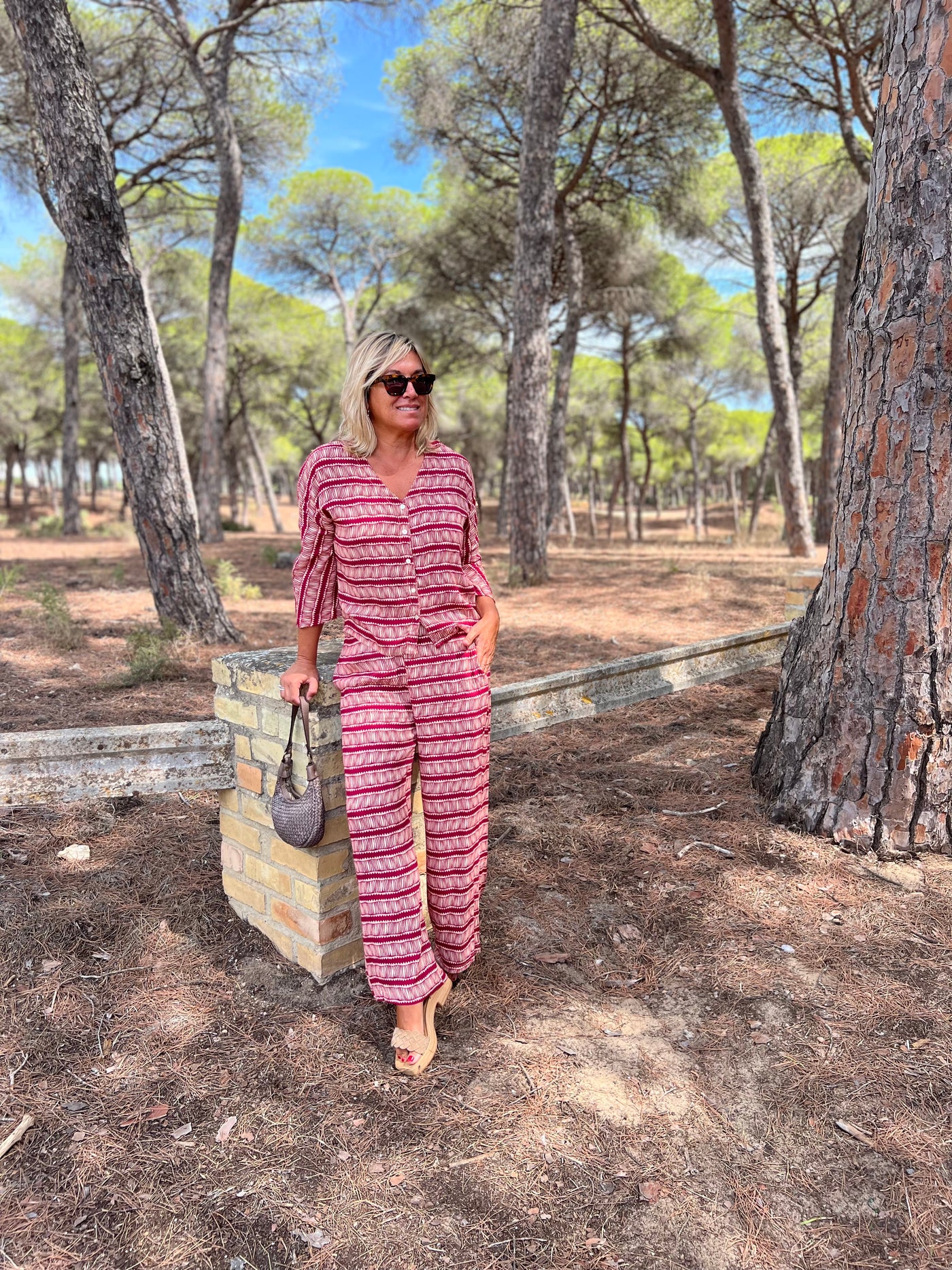 Pantalón Valeria Cherry