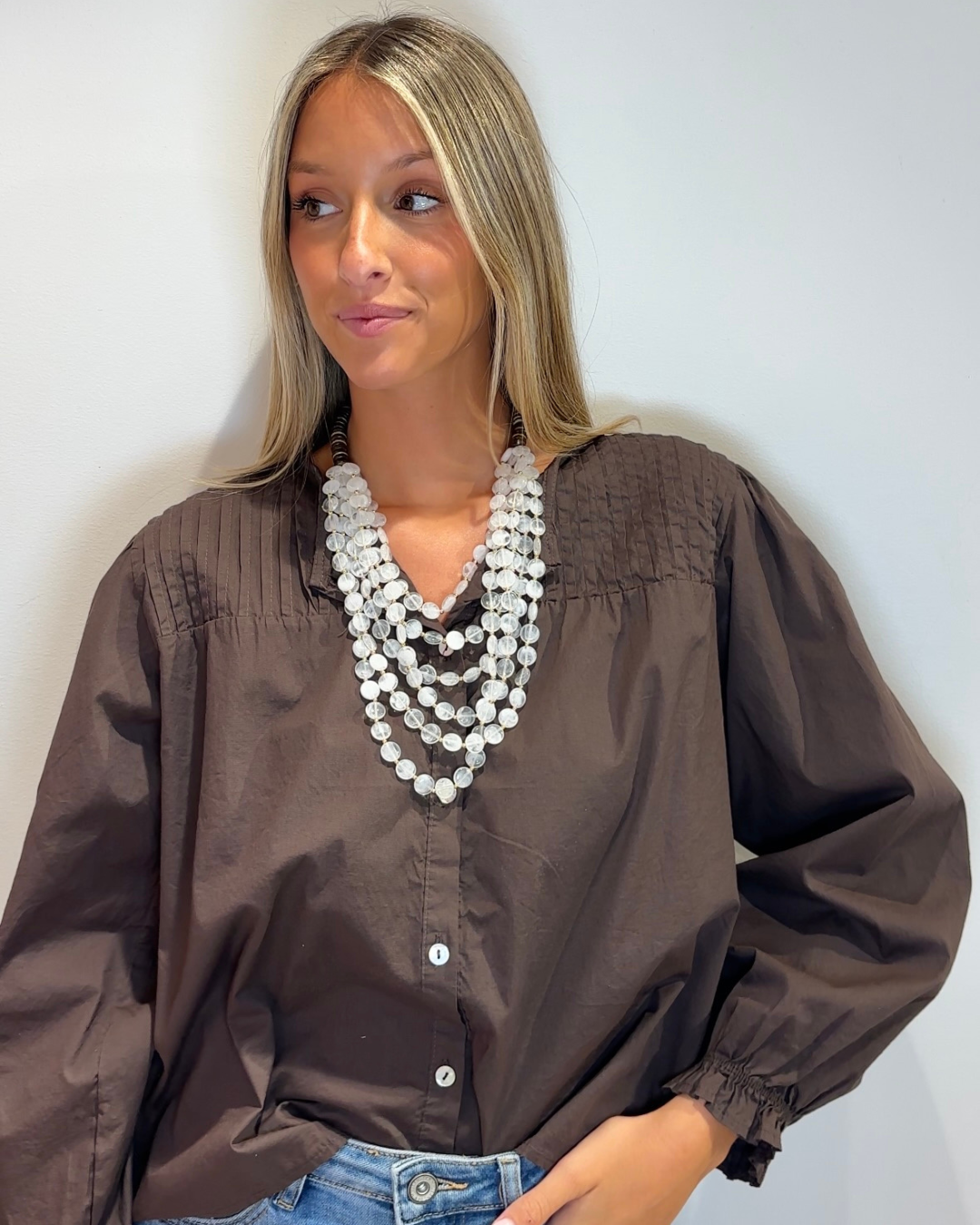 Collar Nalón blanco