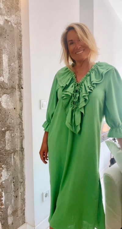Vestido Bolonia verde
