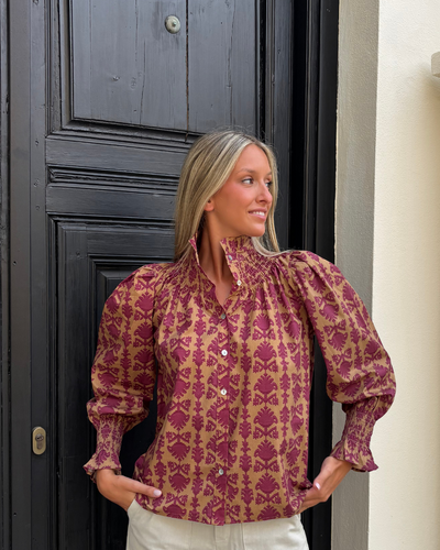 Blusa Llanes camel