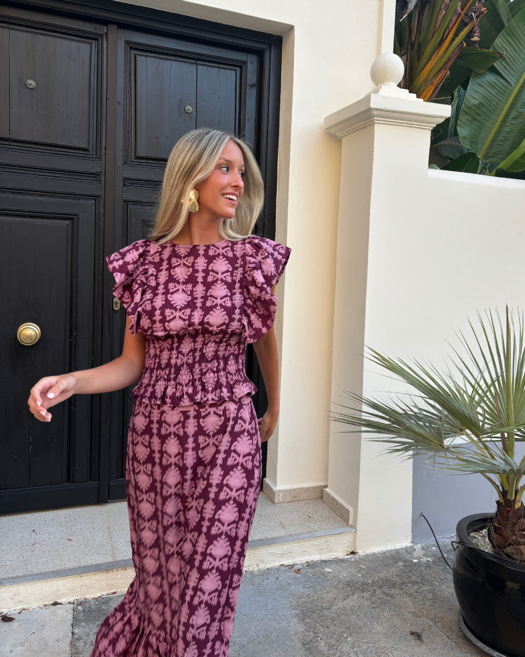 Blusa Santander buganvilla