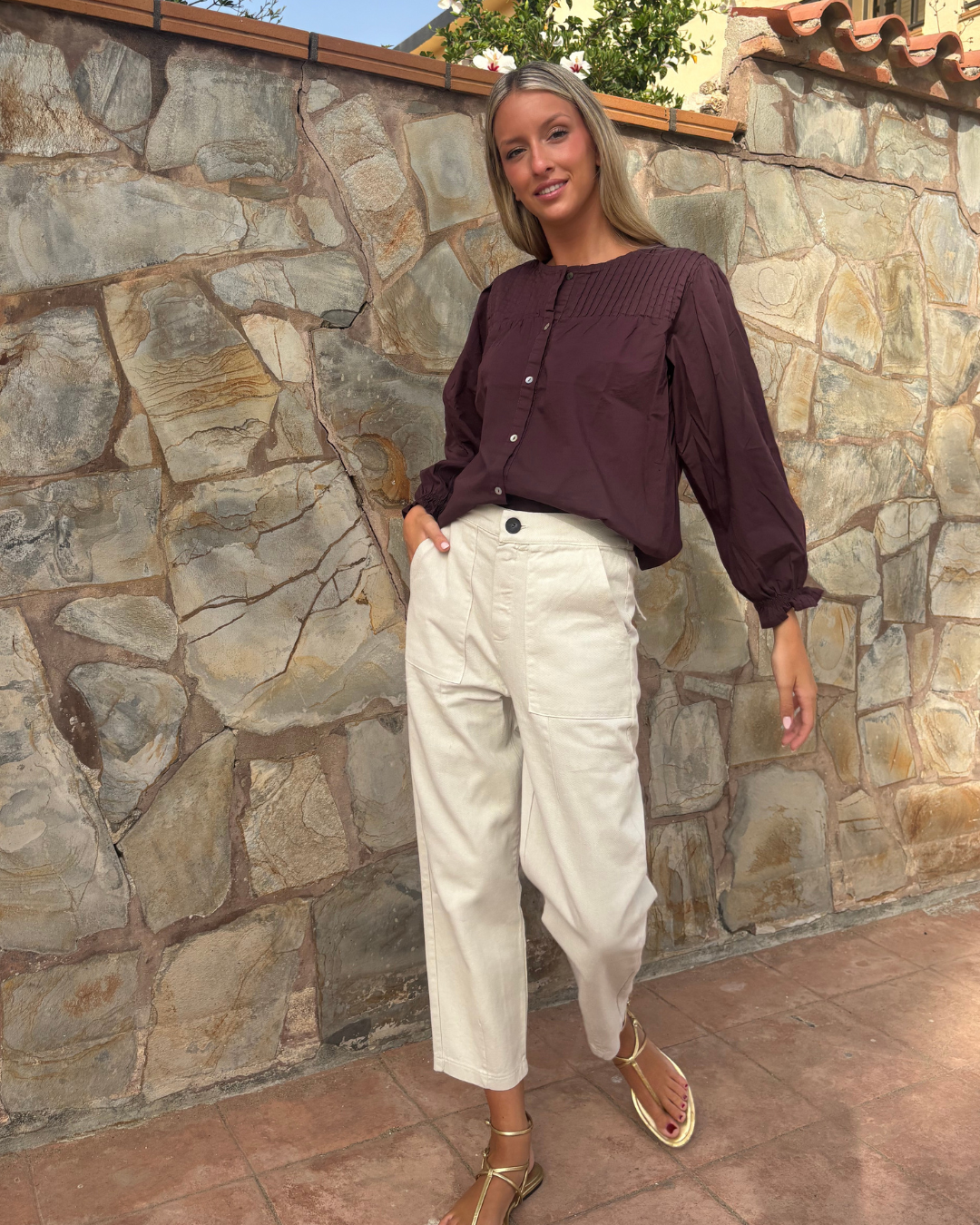 Pantalón Carmona beige