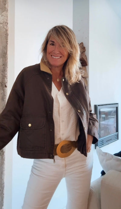 Chaqueta Quirós chocolate