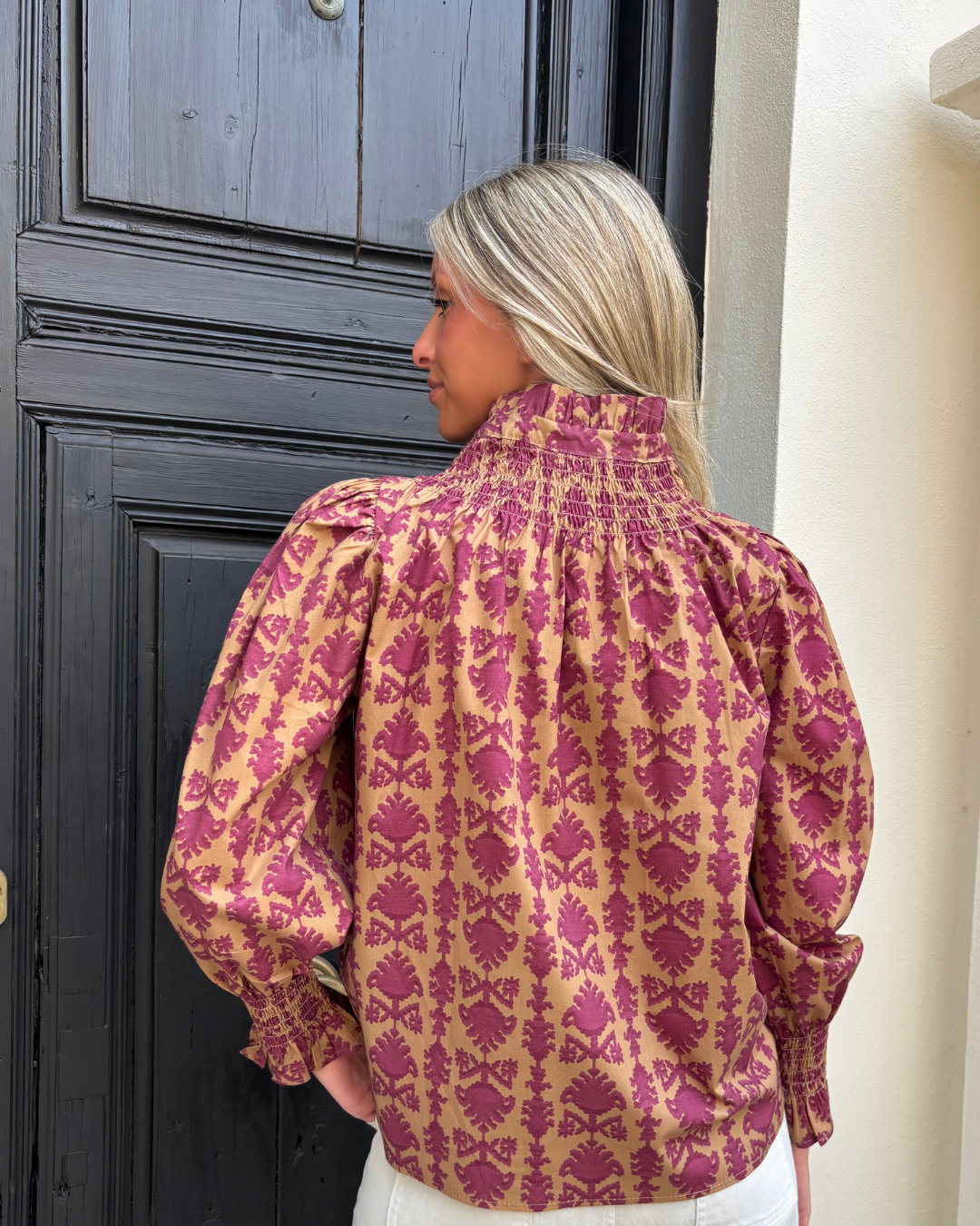 Blusa Llanes camel
