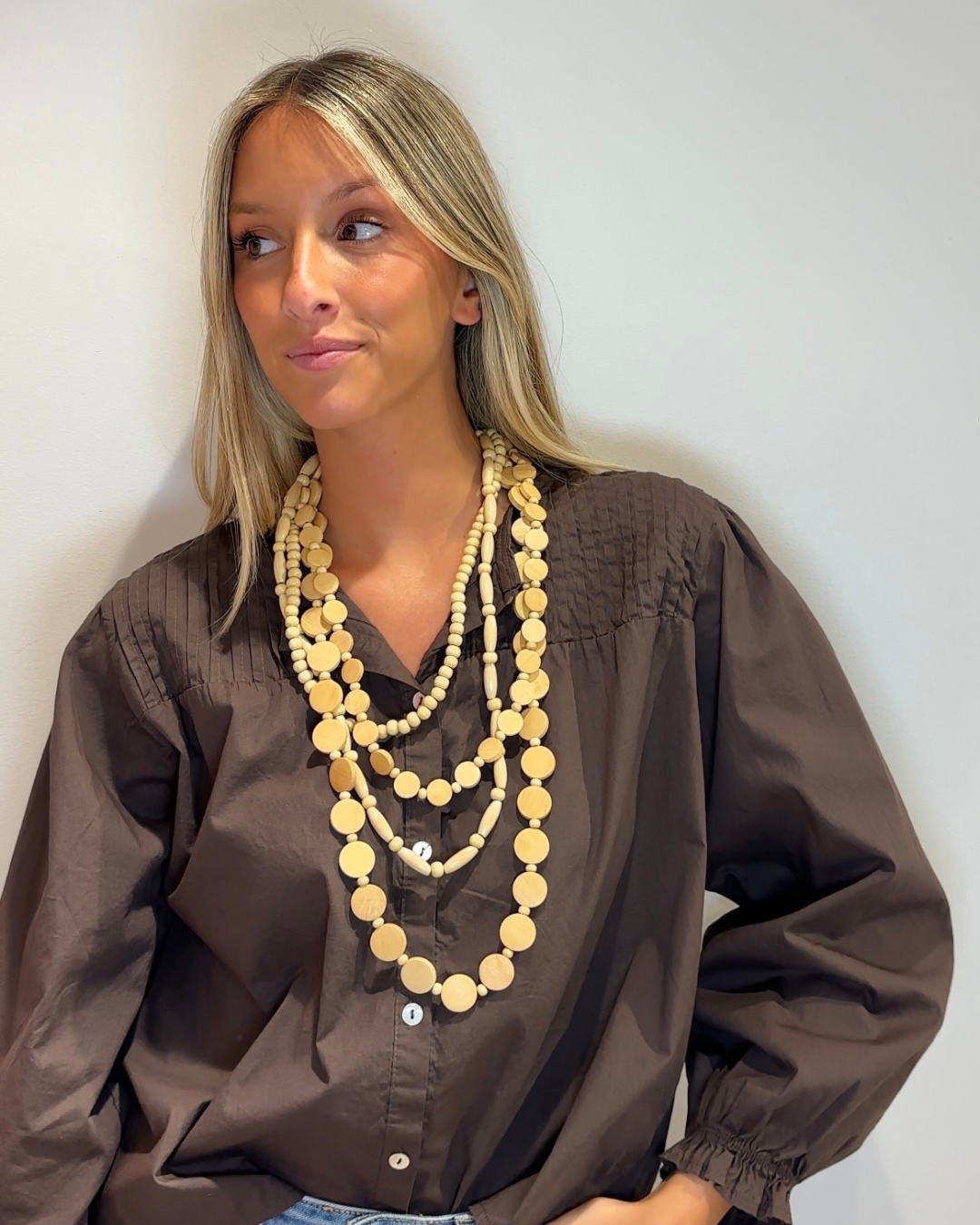 Collar Corvera beige