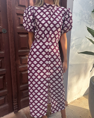 Vestido Laredo burdeos