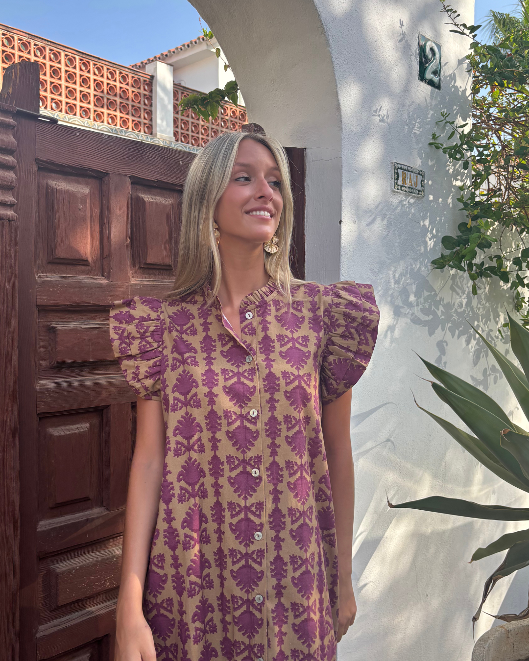 Vestido Liencres camel