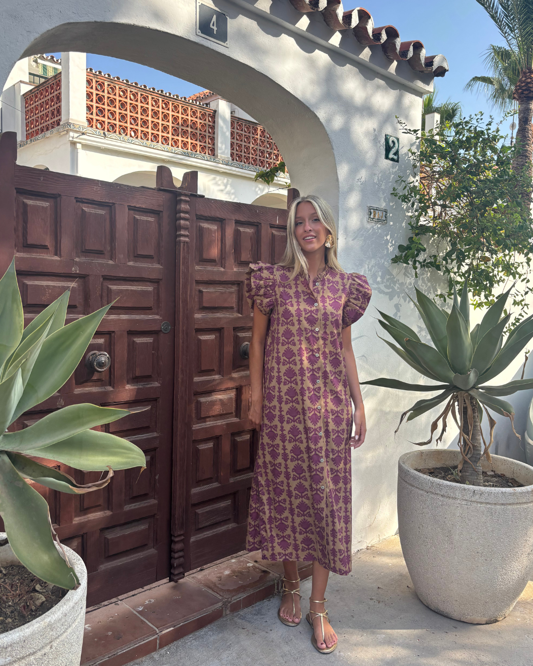 Vestido Liencres camel